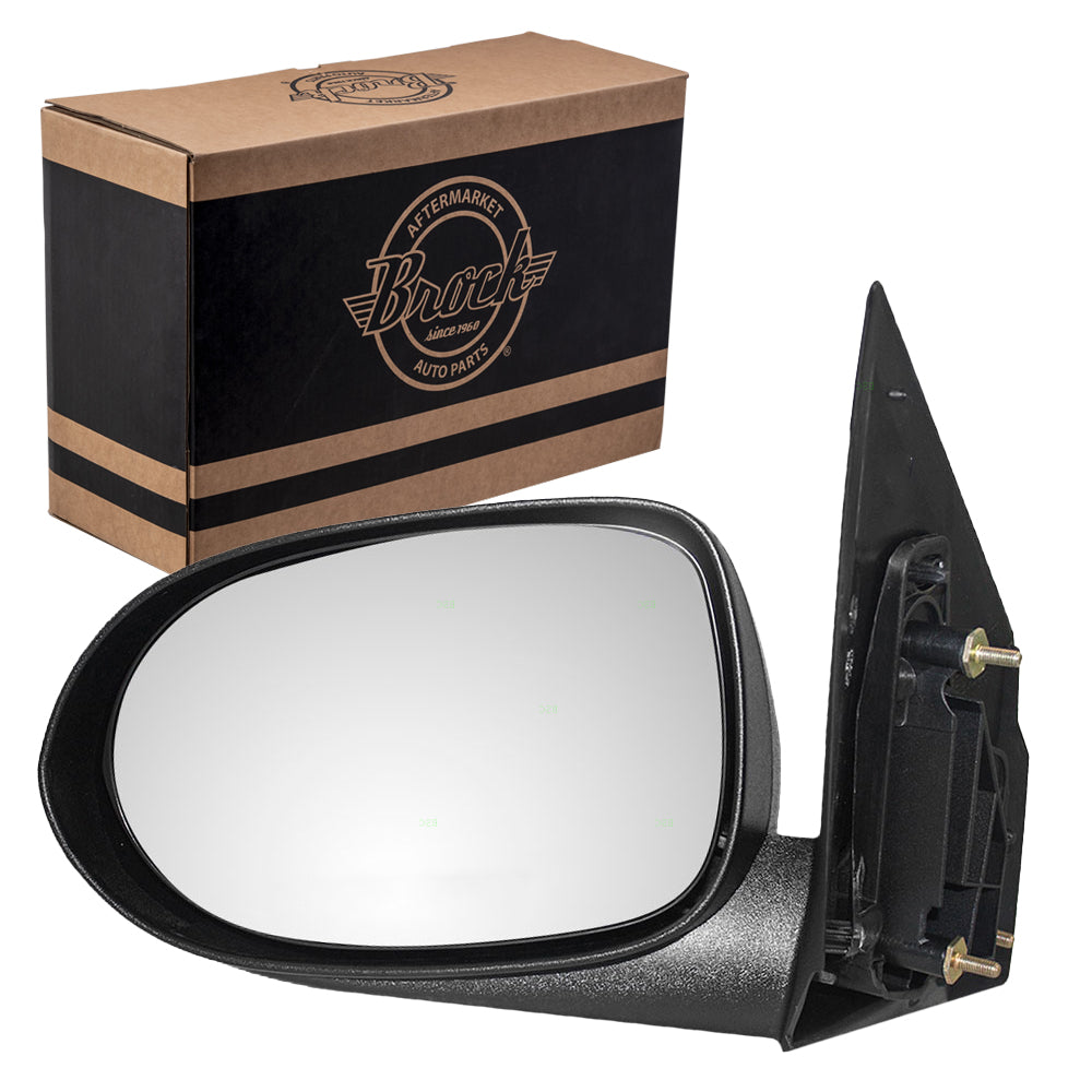 Driver Side Manual Mirror Textured Black for 2007-2012 Caliber 5115037AC