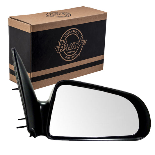 Replacement Passenger Manual Side View Mirror 5x7 Textured Compatible with 05-10 Dakota 55077620AD
