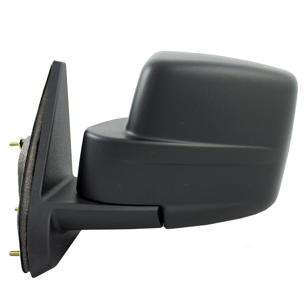 Replacement Driver Manual Side View Mirror Textured Black Compatible with 2007-2017 Patriot 5155457AH