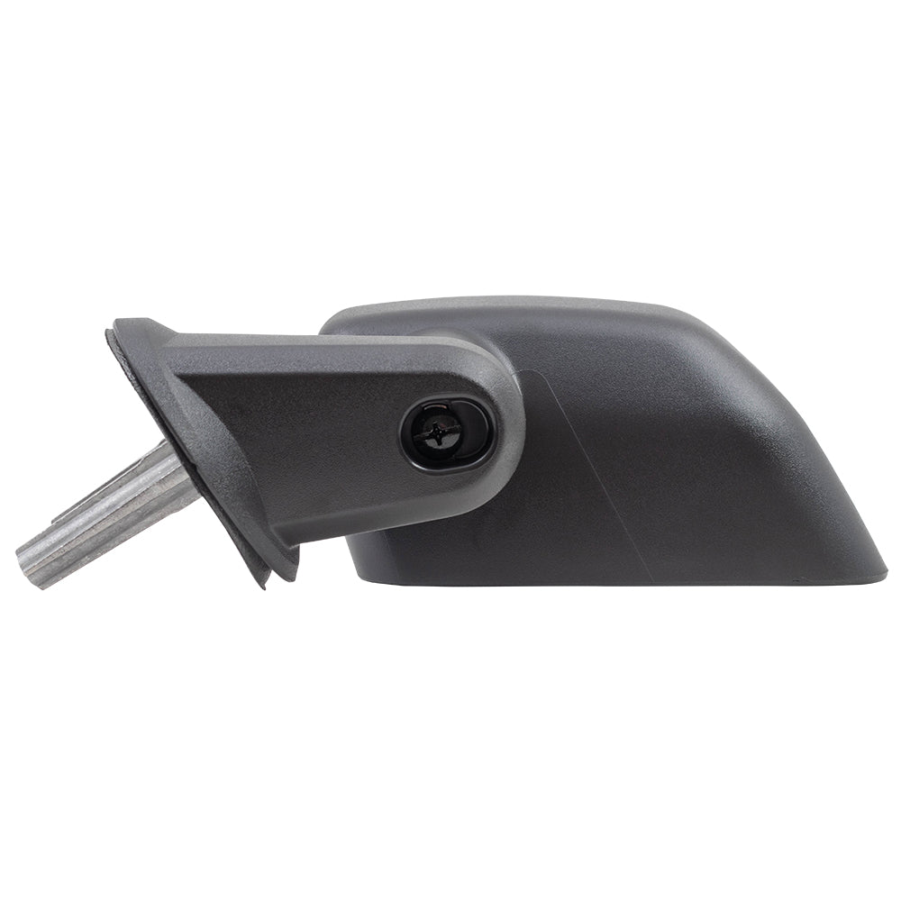 Replacement Driver Manual Side View Mirror Textured Compatible with 2007-2017 Wrangler 2018 Wrangler JK 68081251AA