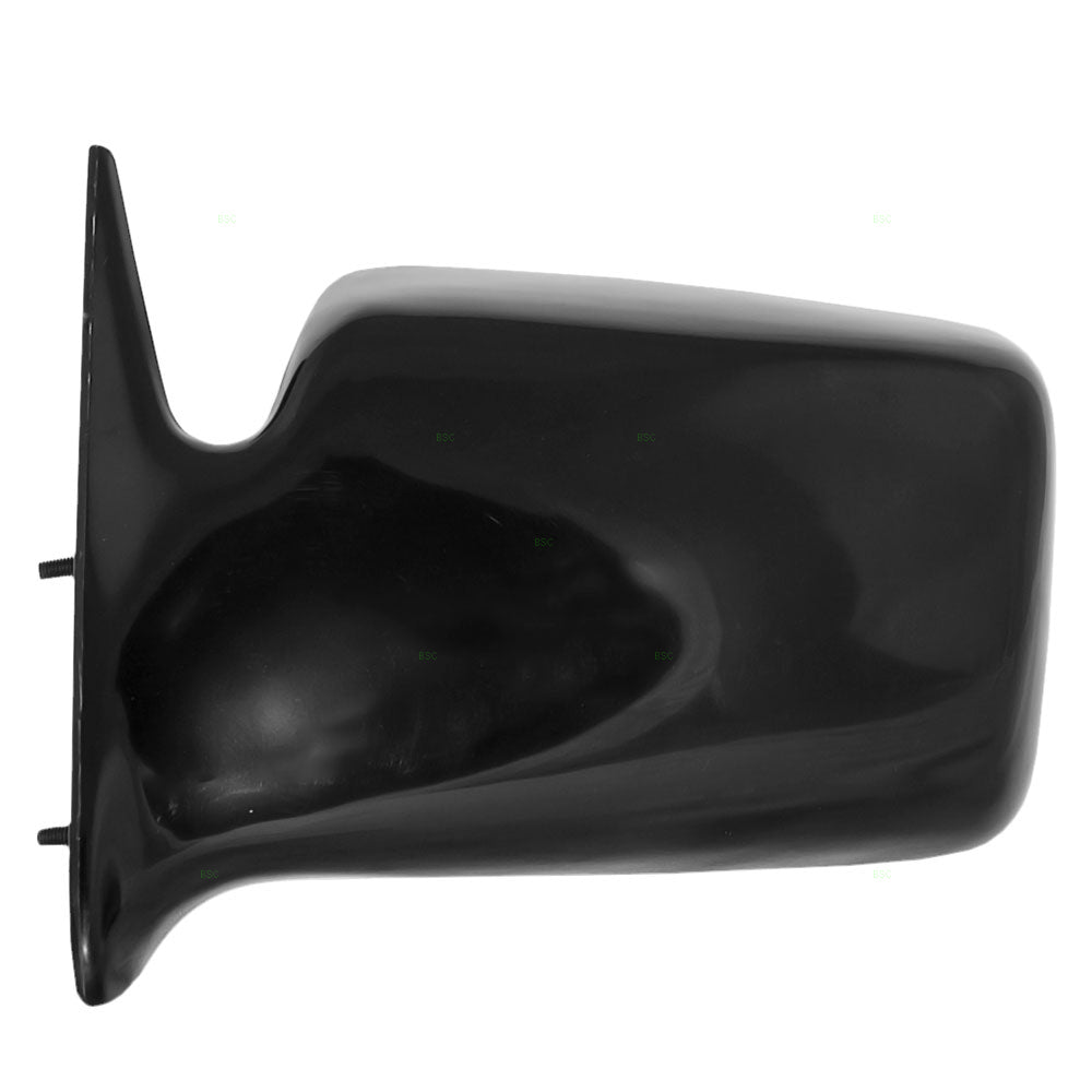 Replacement Driver Manual Side View Mirror 5x7 Ready-to-Paint Black Compatible with 1987-1996 Dakota 4354345