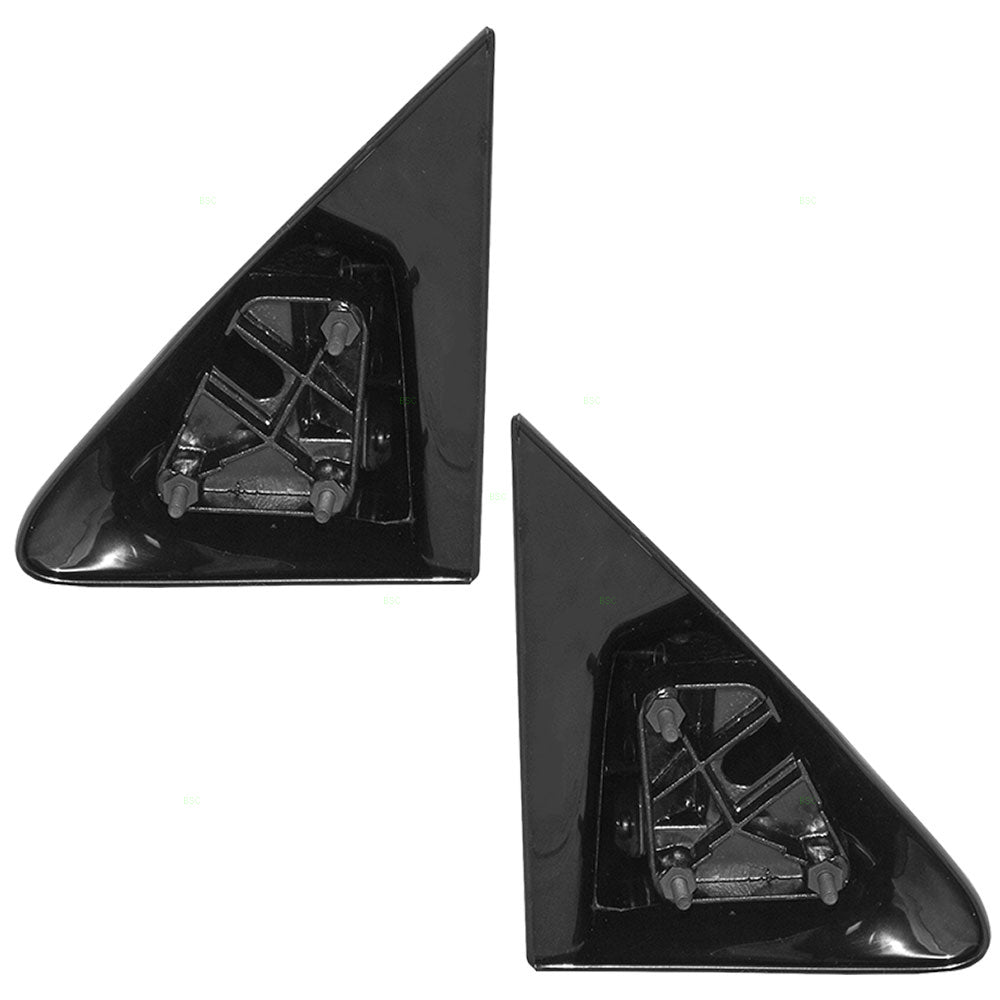 Driver and Passenger Manual Side View Mirrors 5x7 Ready-to-Paint Replacement for Dodge Pickup Truck 4354345 4354344