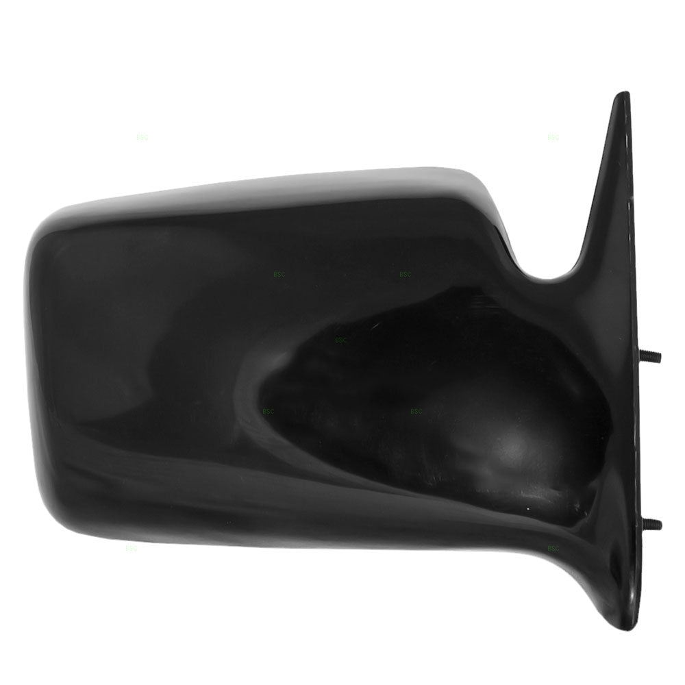 Replacement Passenger Manual Side View Mirror 5x7 Ready-to-Paint Black Compatible with 1987-1996 Dakota 4354344