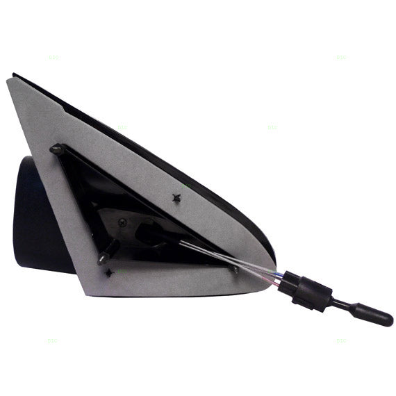Replacement Driver Manual Remote Side View Mirror Textured Black Compatible with 2000-2005 Neon 4783561AN