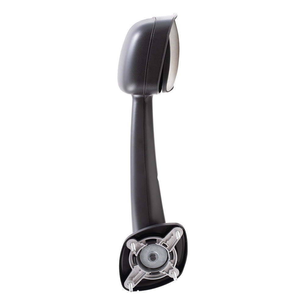 Brock Replacement Driver and Passenger Side Manual Mirrors Paint to Match Black Hood Mount Set Compatible with 2008-2017 Freightliner Cascadia