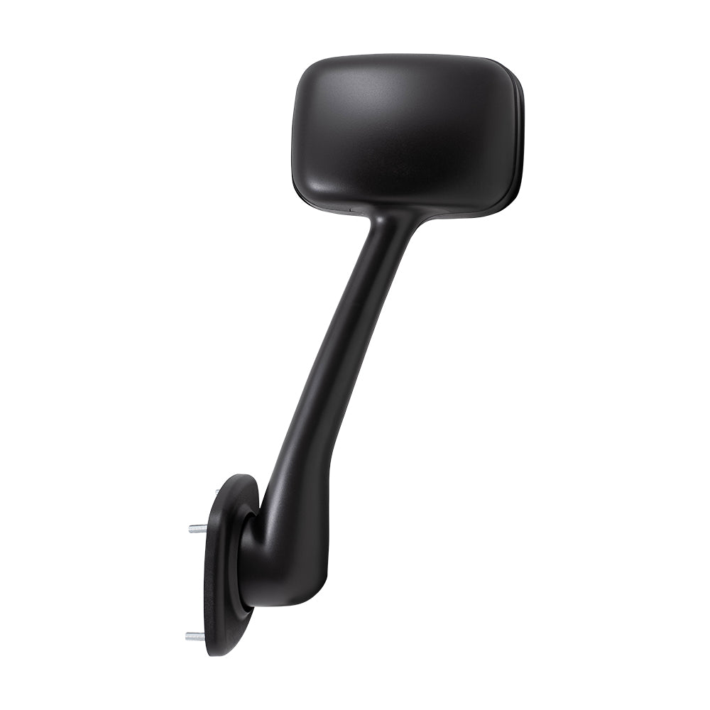 Brock Replacement Driver Side Manual Mirror Paint to Match Black Hood Mount Compatible with 2008-2017 Freightliner Cascadia