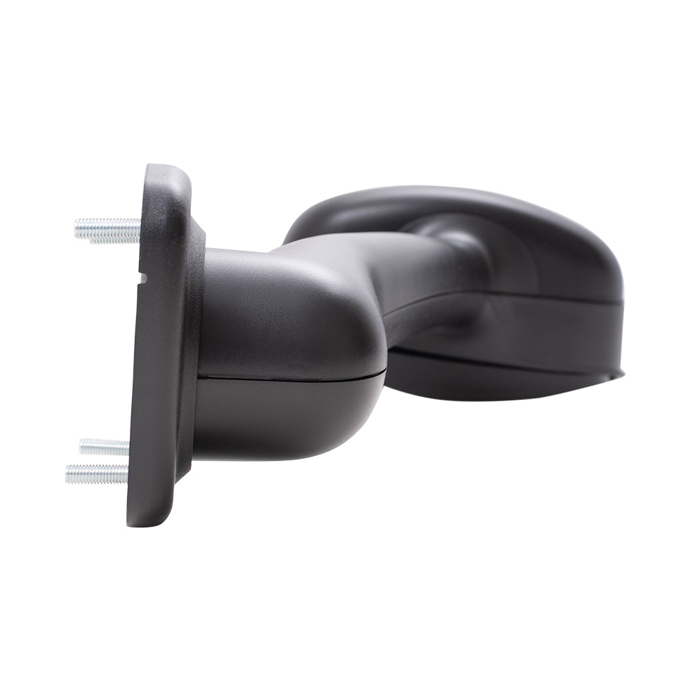 Brock Replacement Driver Side Manual Mirror Paint to Match Black Hood Mount Compatible with 2008-2017 Freightliner Cascadia