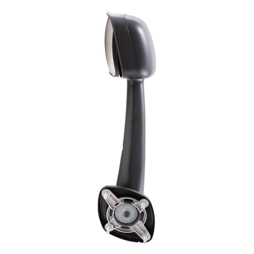 Brock Replacement Driver Side Manual Mirror Paint to Match Black Hood Mount Compatible with 2008-2017 Freightliner Cascadia