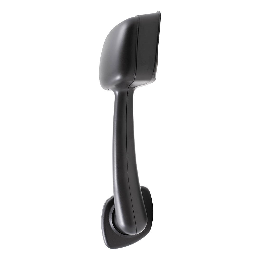 Brock Replacement Driver Side Manual Mirror Paint to Match Black Hood Mount Compatible with 2008-2017 Freightliner Cascadia