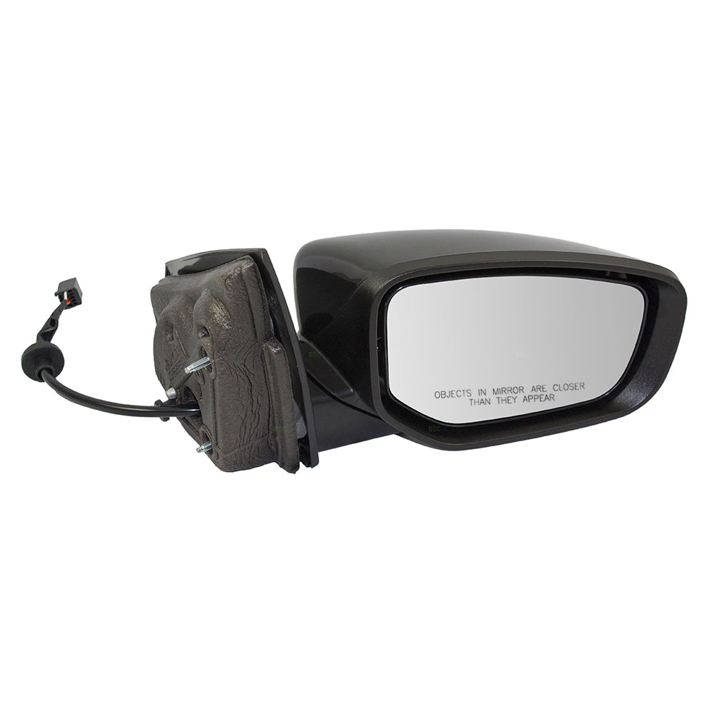 Replacement Passenger Power Side View Mirror Compatible with 2016 Dart 6AC721X8AA CH1321406