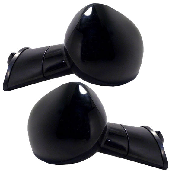 Driver and Passenger Power Side View Mirrors Ready-to-Paint Replacement for Dodge 1GD73AXRAE 1GD72AXRAE
