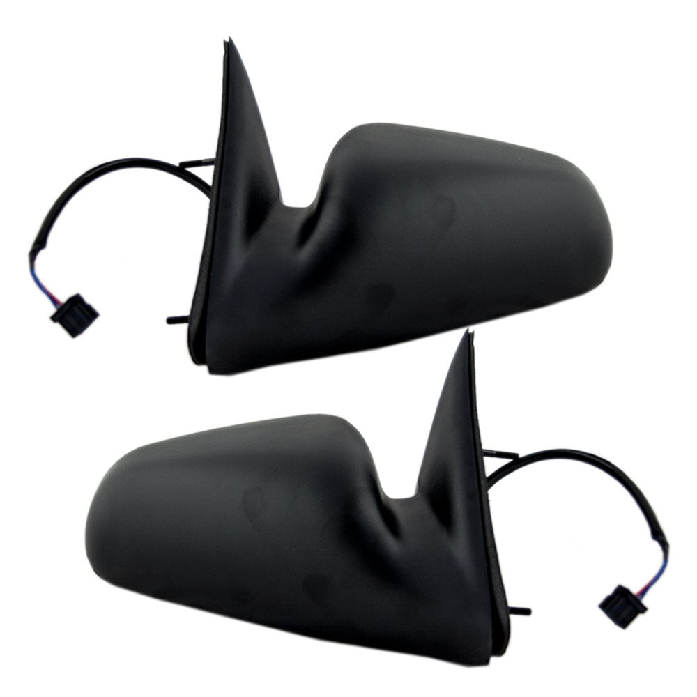 Driver and Passenger Power Side View Mirrors 5x7 Textured Compatible with 05-10 Dakota 55077623AD 55077622AD