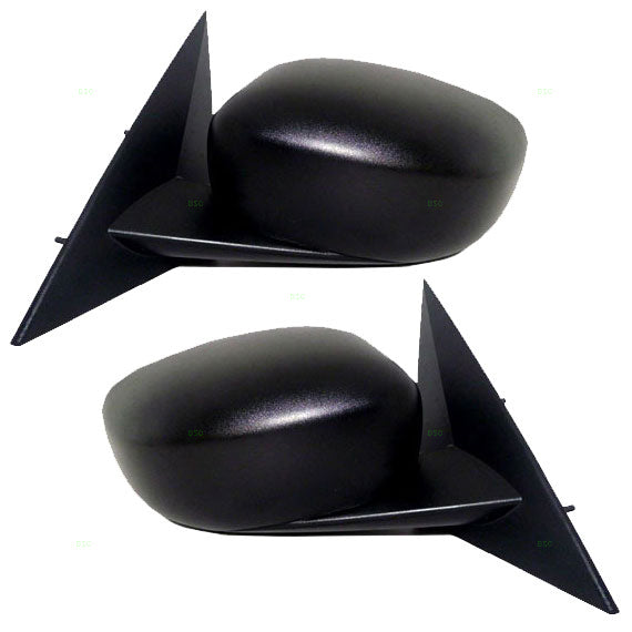 Driver and Passenger Power Side View Mirrors Textured Replacement for Dodge 4806157AD 4806156AD