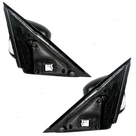 Driver and Passenger Power Side View Mirrors Textured Replacement for Dodge 4806157AD 4806156AD