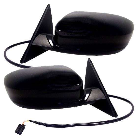 Driver and Passenger Power Side View Mirrors Ready-to-Paint Replacement for Dodge 1MA47AXRAF 1MA46AXRAG
