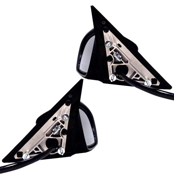 Driver and Passenger Power Side View Mirrors Ready-to-Paint Replacement for Dodge 1MA47AXRAF 1MA46AXRAG