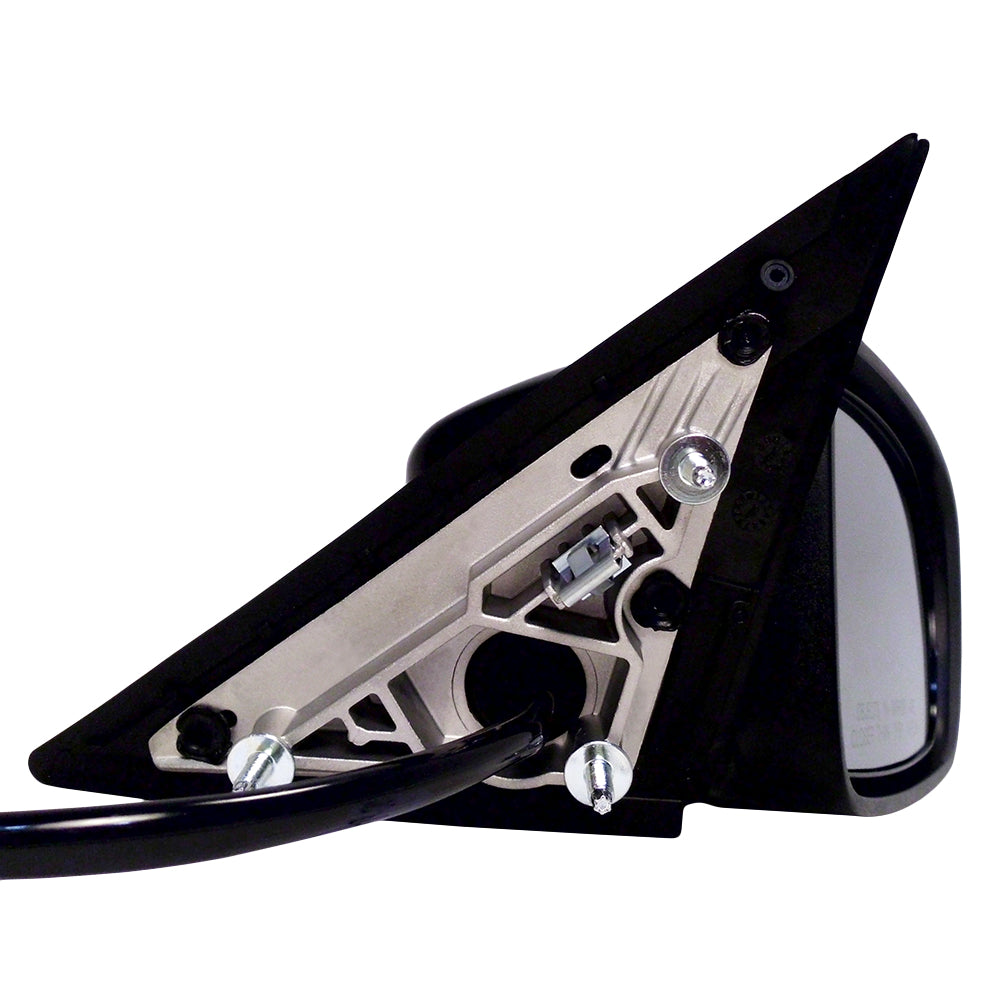 Replacement Passenger Power Side View Mirror Ready-to-Paint Black Compatible with 2011-2014 Charger 1MA46AXRAG