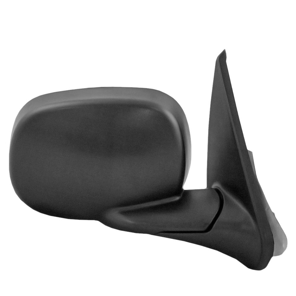 Replacement Passenger Power Side View Mirror Textured Black Compatible with 1998-2003 B Series Ram Van 55346948AH
