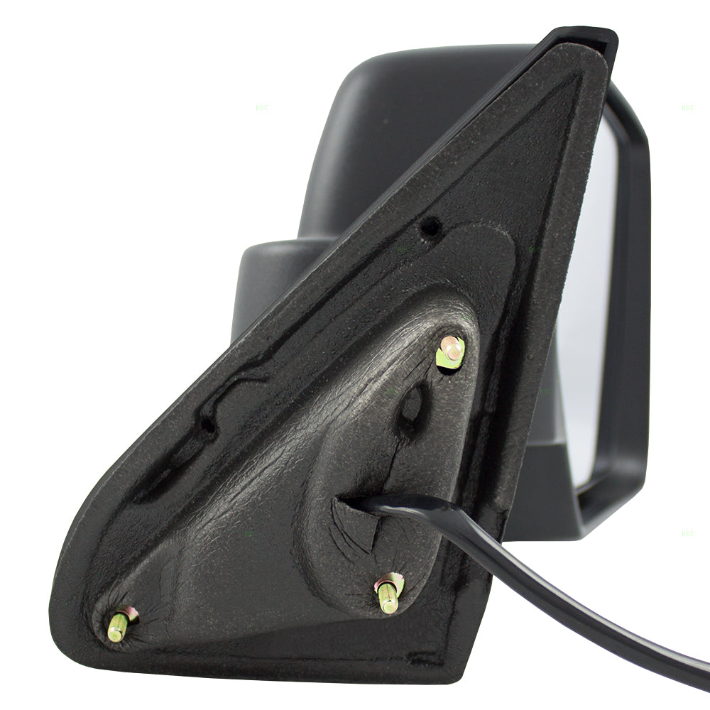 Driver and Passenger Power Side View Mirrors Textured Replacement for 07-17 Jeep Patriot SUV 5155459AG 5155458AG