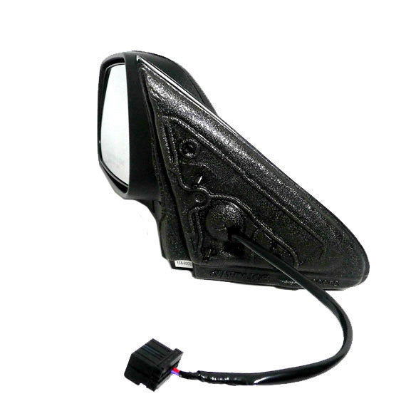 Replacement Driver Power Side View Mirror Textured Black Compatible with 2005-2010 Grand Cherokee 55156455AE