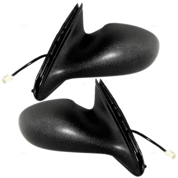 Driver and Passenger Power Side View Mirrors Textured Replacement for Chrysler Dodge Sedan 4805311AD 4805310AD