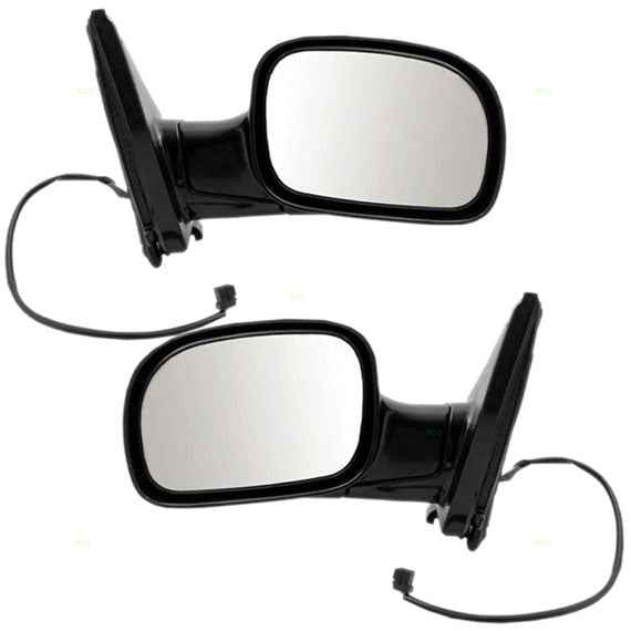 Replacement Set Driver and Passenger Power Side View Mirrors Compatible with 2001-2007 Town & Country Caravan Grand Caravan 4857877AC 4857876AC