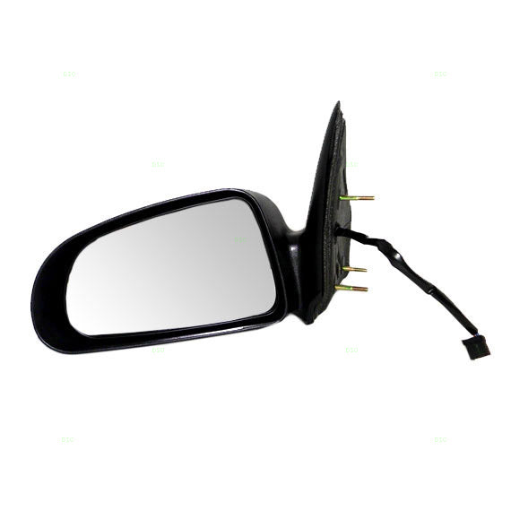 Replacement Driver Power Side View Mirror Textured Black Compatible with 2004-2009 Durango 55077399AC