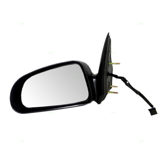 Replacement Driver Power Side View Mirror Textured Black Compatible with 2004-2009 Durango 55077399AC