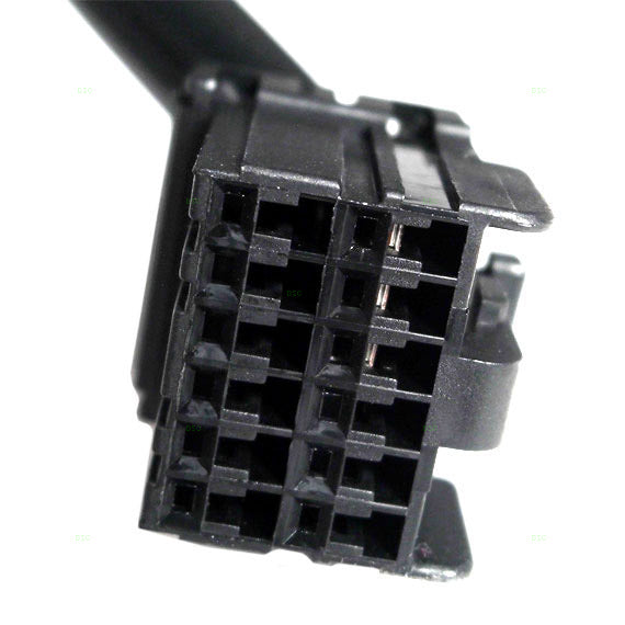 Replacement Driver Power Side View Mirror Textured Black Compatible with 2004-2009 Durango 55077399AC