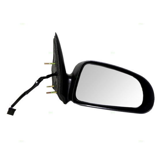 Replacement Passenger Power Side View Mirror Textured Black Compatible with Durango 55077398AC