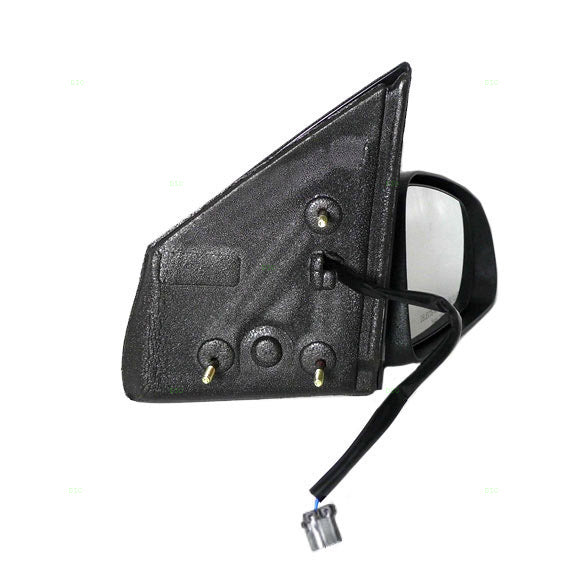 Replacement Passenger Power Side View Mirror Textured Black Compatible with Durango 55077398AC