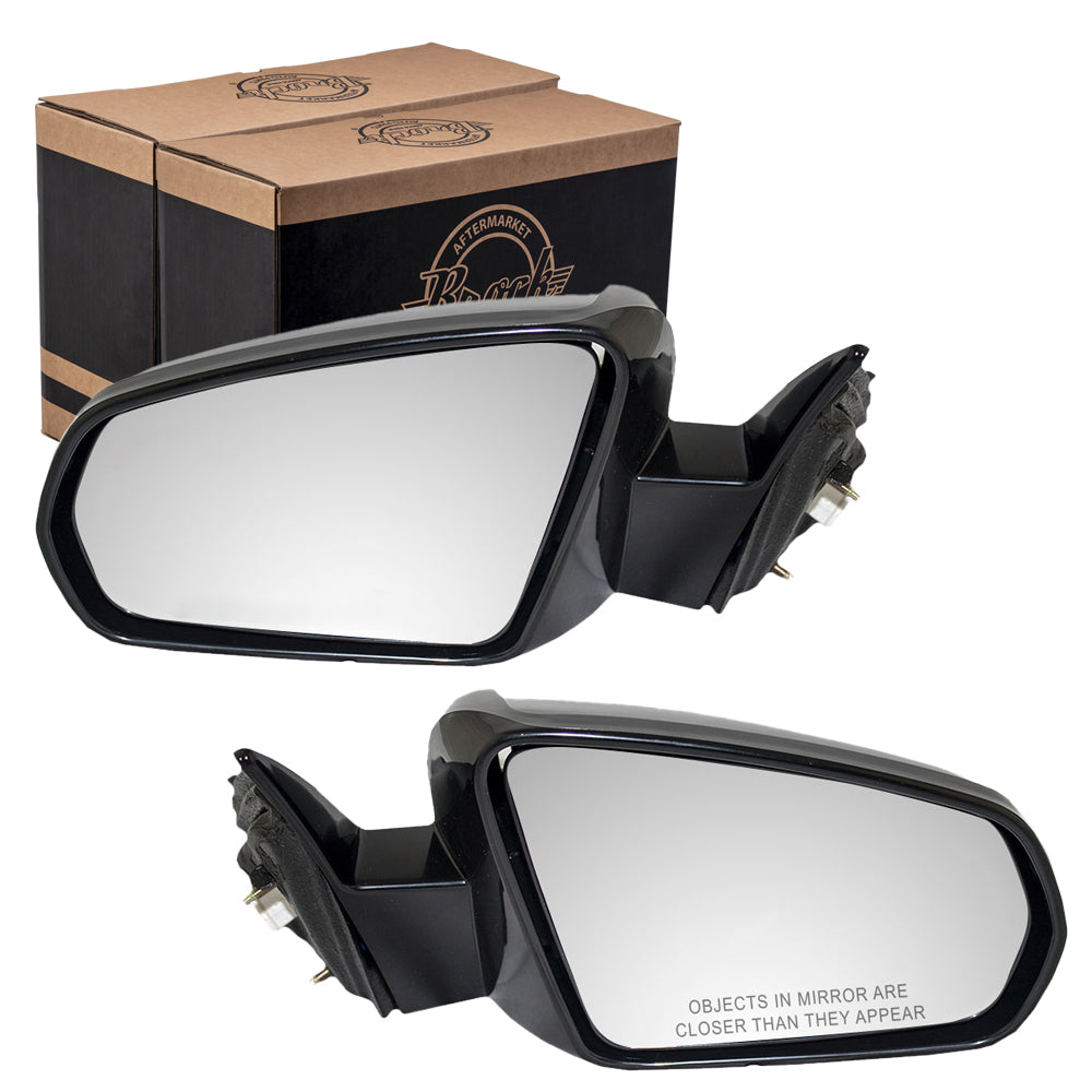 Driver and Passenger Power Side View Mirrors Smooth Replacement for Sebring Convertible 68020073AA 68020072AA