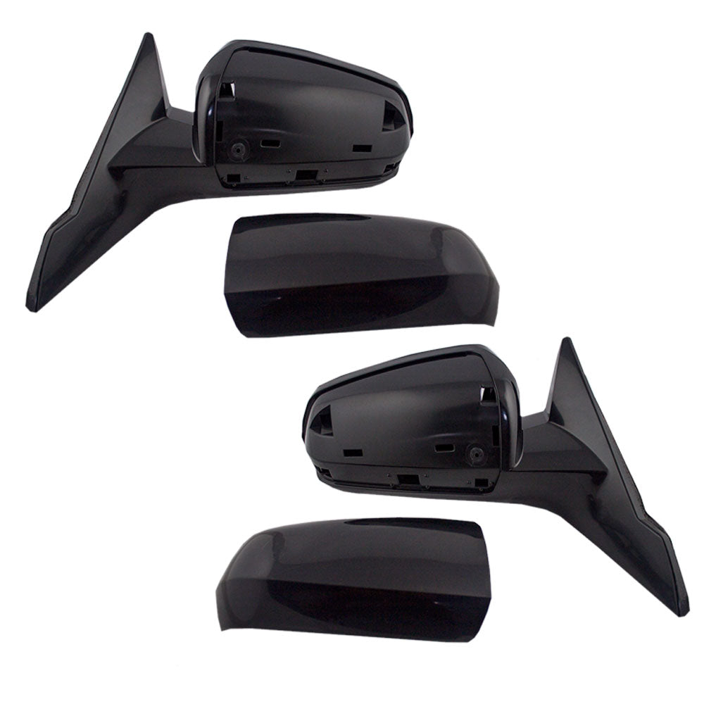 Driver and Passenger Power Side View Mirrors Smooth Replacement for Sebring Convertible 68020073AA 68020072AA