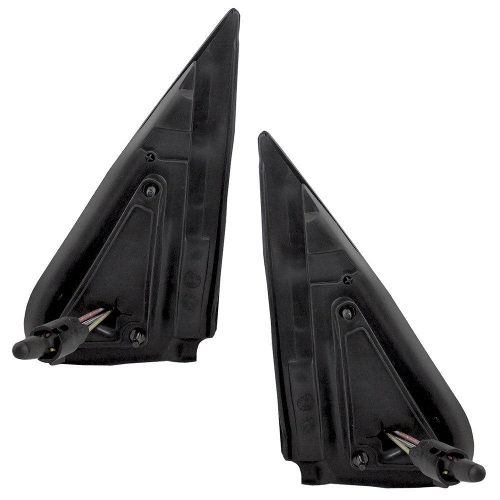 Replacement Driver and Passenger Manual Remote Side View Mirrors Textured Compatible with 2004-2010 PT Cruiser Wagon 5067451AD 5067450AD