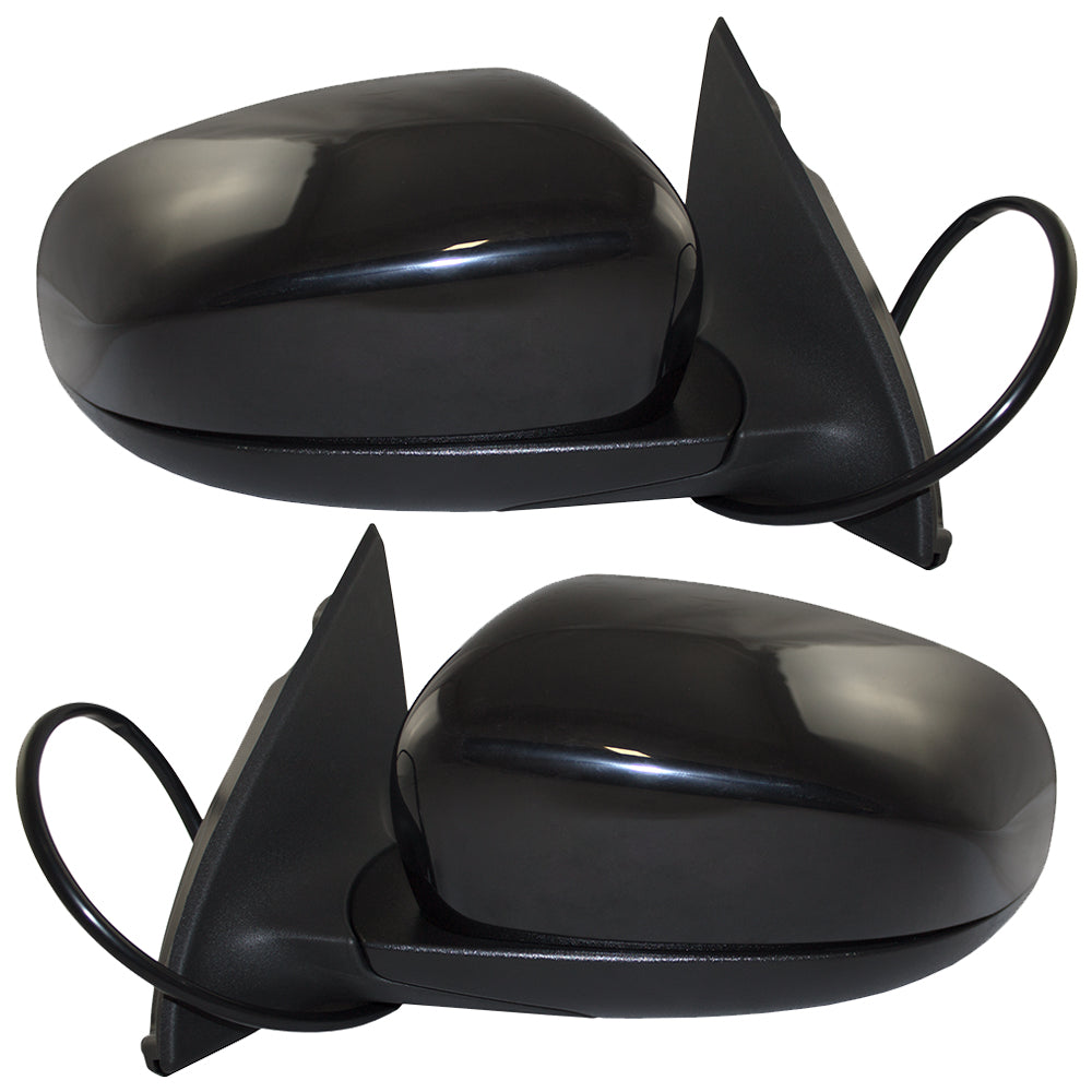 Pair Set Power Side View Mirrors Replacement for 14-18 Jeep Cherokee 1UV65TZZAD 68228912AA