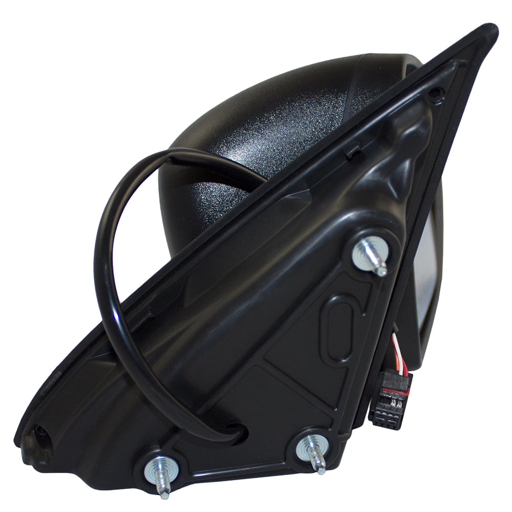 Replacement Passenger Power Side View Mirror Textured Compatible with 2014-2019 Cherokee 68164058AD CH1321366