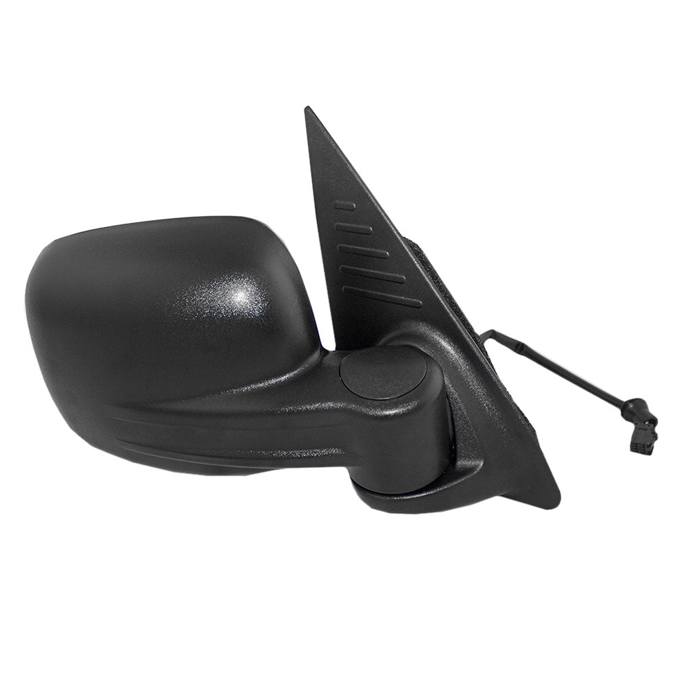 Replacement Passenger Power Side View Mirror Textured Black Compatible with 2002-2007 Liberty 55155842AI