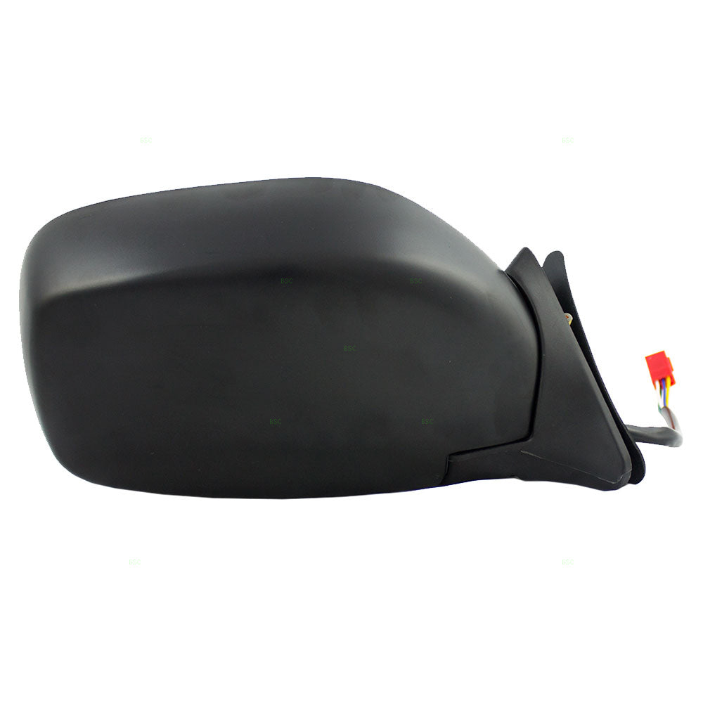 Side Mirror for 97-01 Jeep Cherokee Passengers Power Mirror Textured 55154948AC