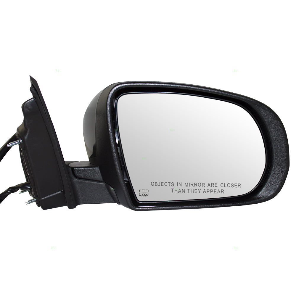 Mirror for 14-18 Jeep Cherokee Passengers Side Power Heated Signal Puddle Lamp