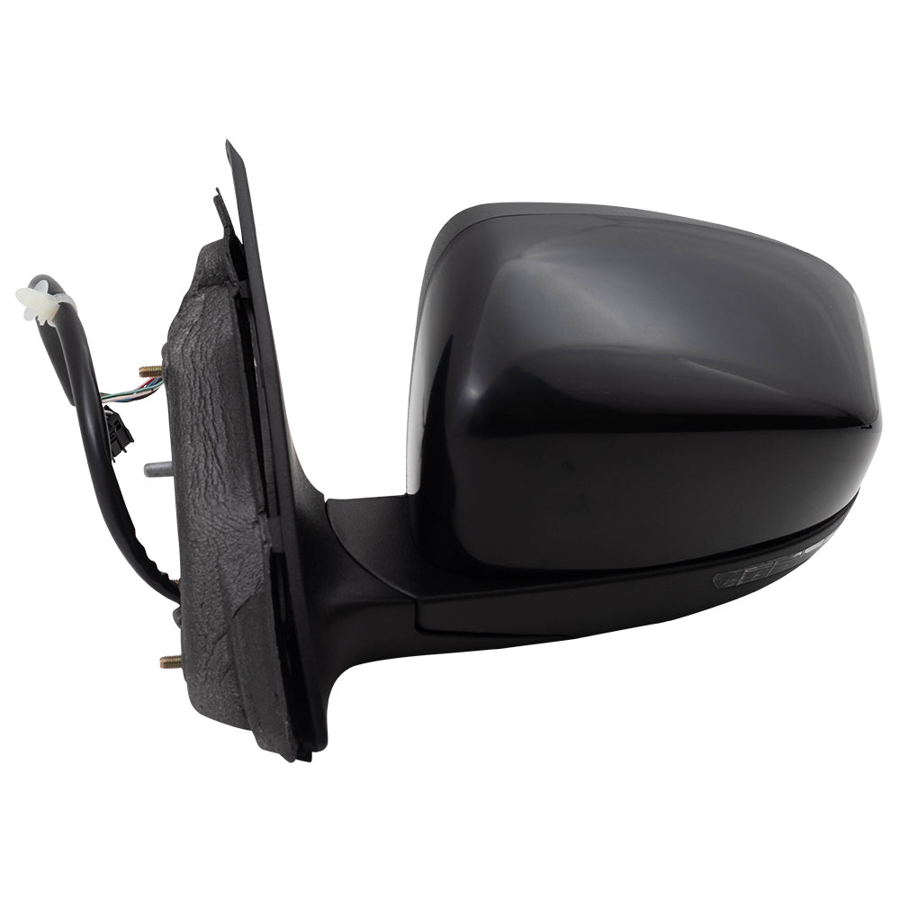 Replacement Driver Side Mirror Power Folding Heated Signal Memory Puddle Lamp Blind Spot Detection Compatible with 2014-2018 Cherokee 1VF55TZZAD