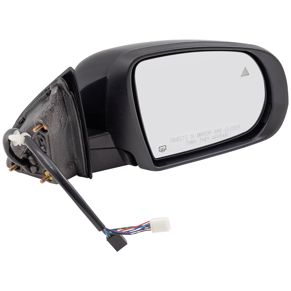 Replacement Passenger Side Mirror Power Folding Heated Signal Memory Puddle Lamp Blind Spot Detection Compatible with 2014-2018 Cherokee 1VF54TZZAD
