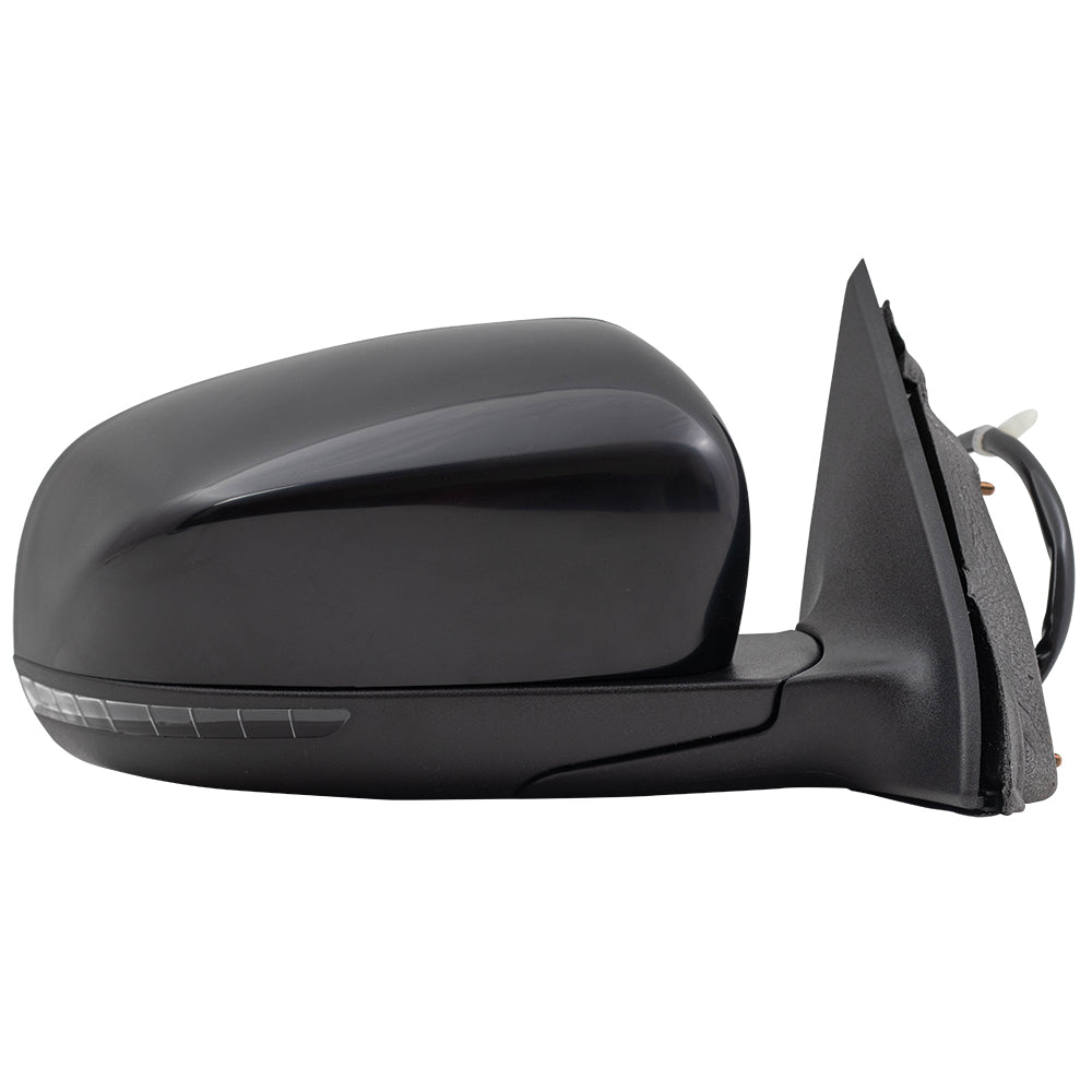 Replacement Passenger Side Mirror Power Folding Heated Signal Memory Puddle Lamp Blind Spot Detection Compatible with 2014-2018 Cherokee 1VF54TZZAD