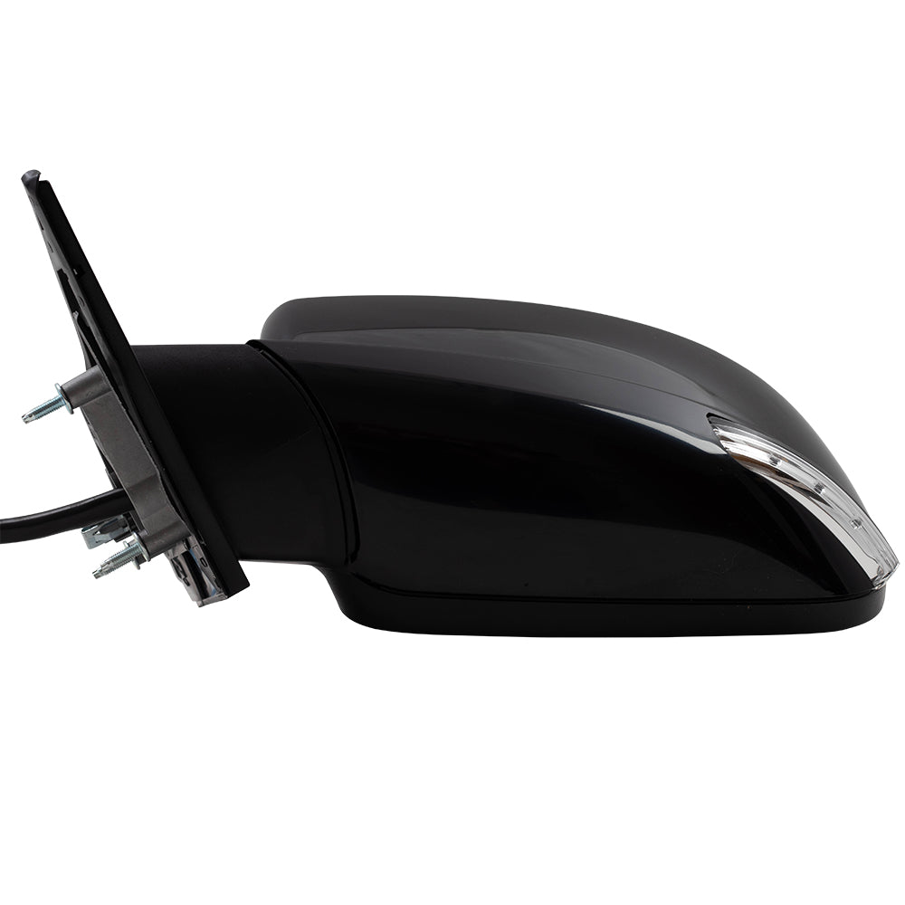 Brock Aftermarket Replacement Driver Left Power Mirror Paint To Match Black With Heat-Signal-Puddle Light-Memory-Blind Spot Detection Compatible With 2012-2018 Chrysler 300