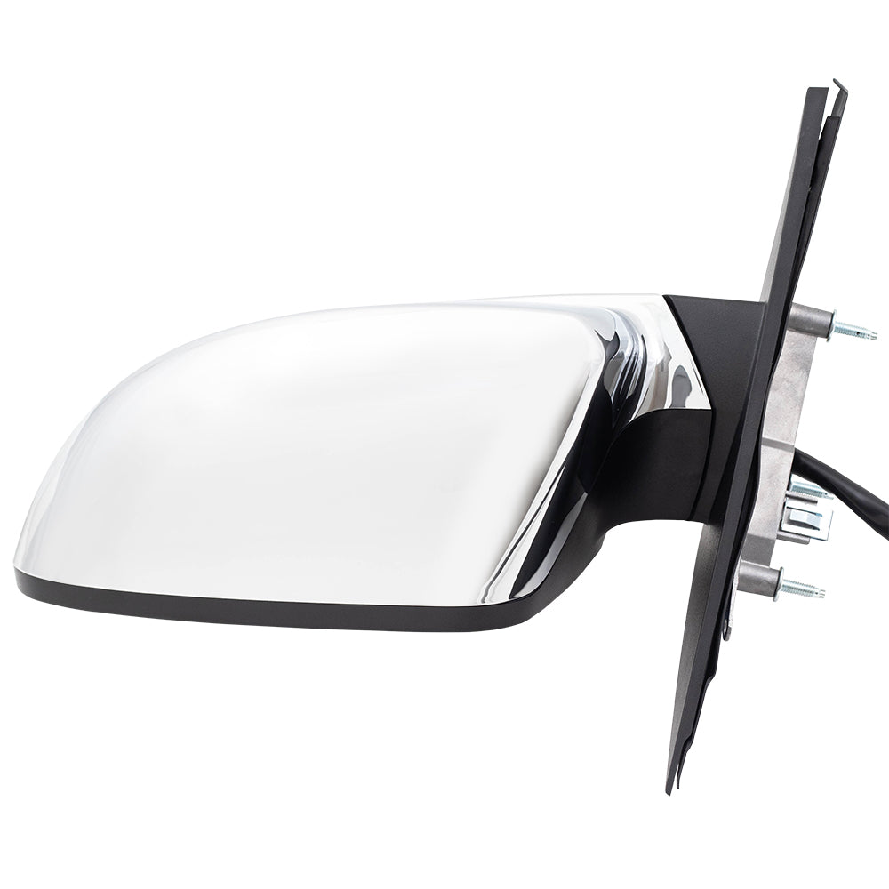 Replacement Drivers Power Side View Left Chrome Mirror Heated Signal Puddle Lamp Memory Compatible with 2011-2019 300 57010421AJ