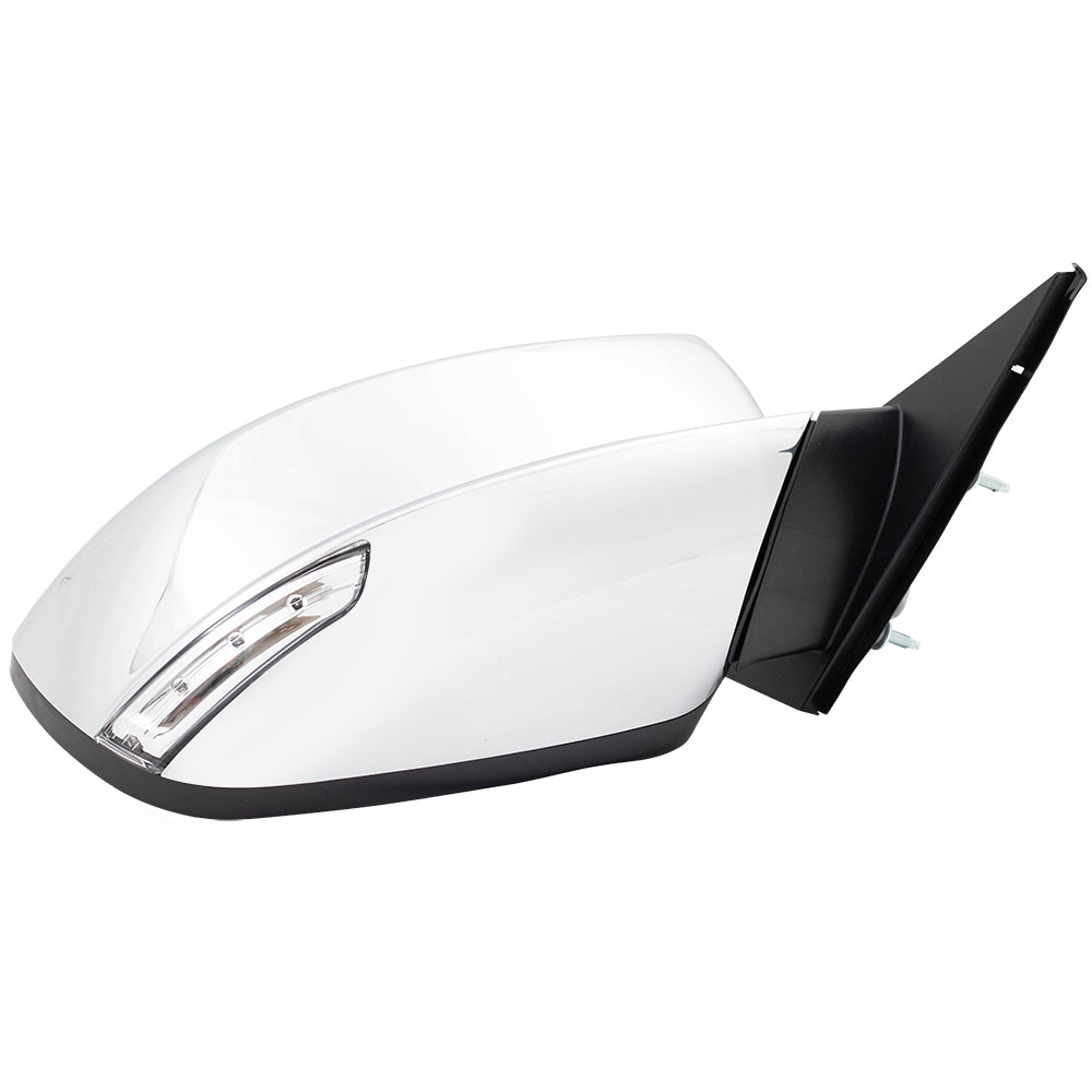 Replacement Passengers Power Side View Chrome Mirror Heated Signal Puddle Lamp Memory Compatible with 2011-2019 300