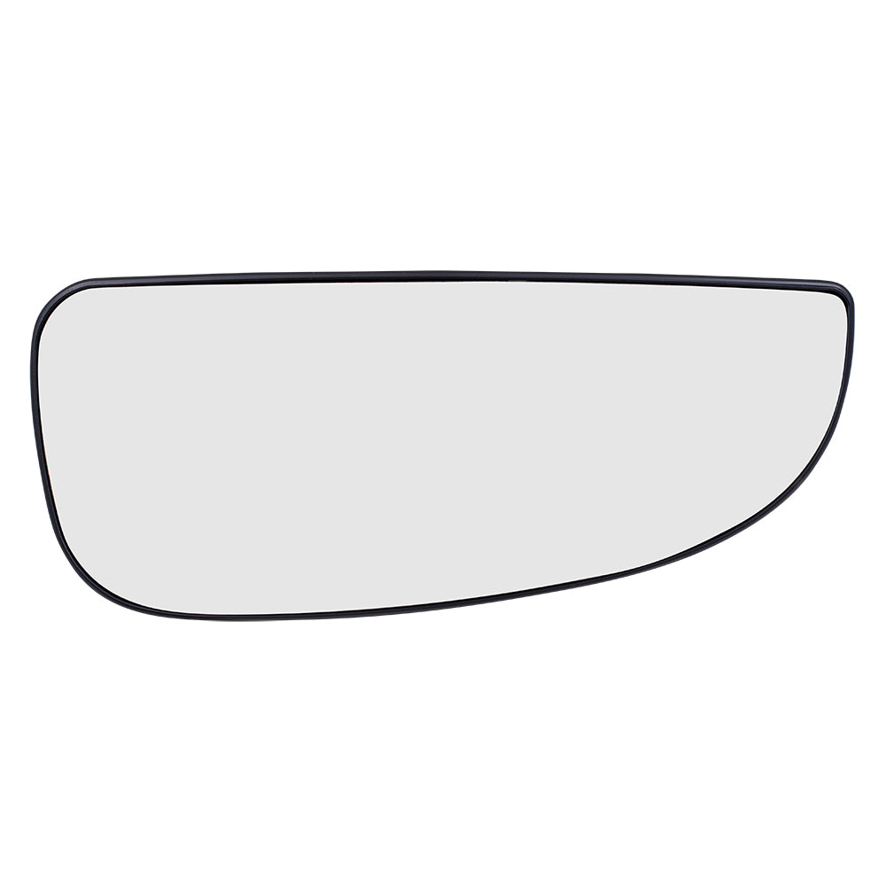 Brock Replacement Driver Passenger Lower Mirror Glass with Base Set Compatible with 2014-2023 Promaster