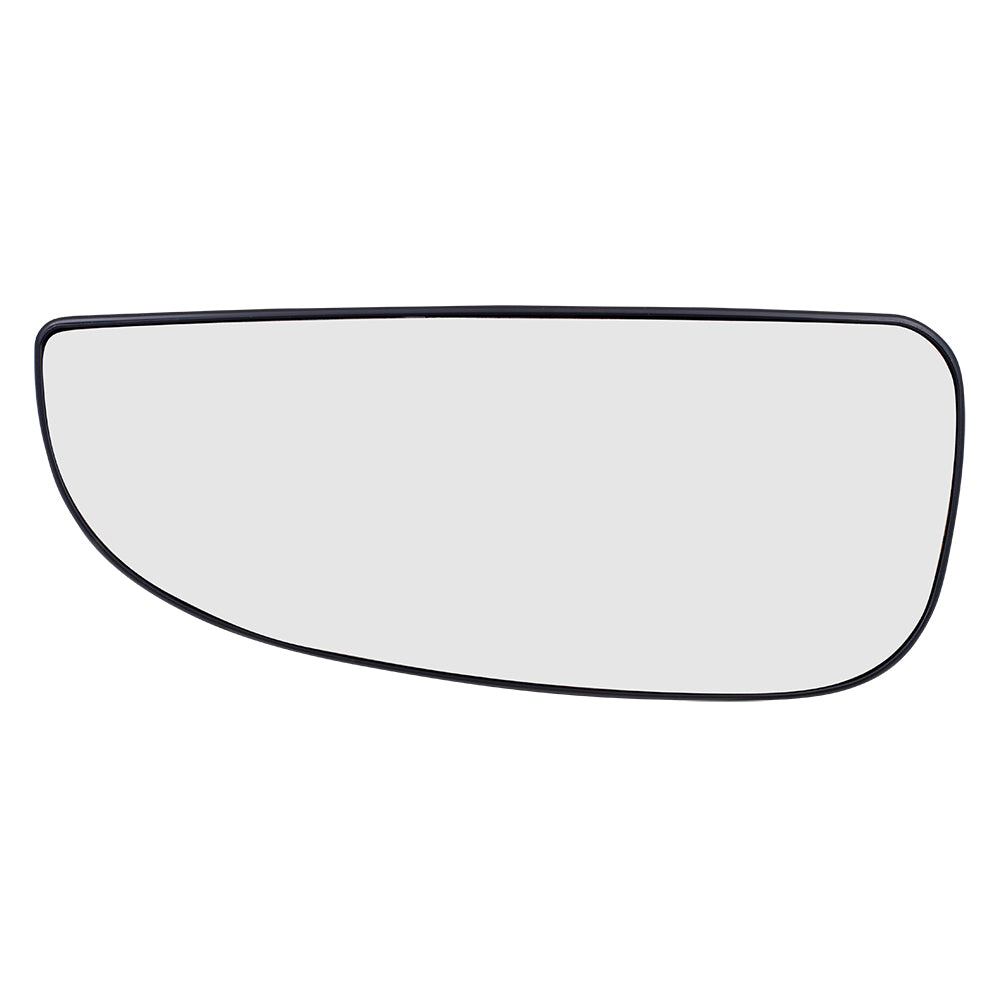 Brock Replacement Driver Lower Mirror Glass with Base Compatible with 2014-2023 Promaster