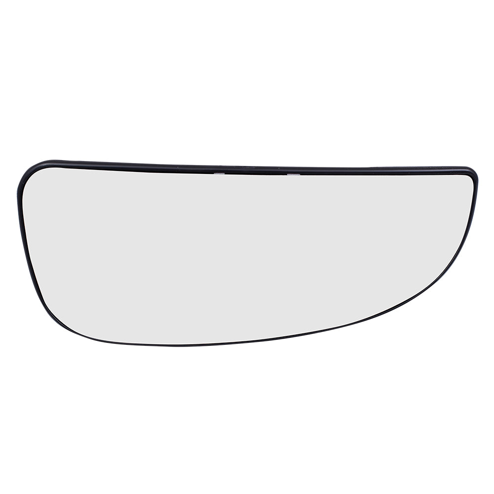 Brock Replacement Passenger Lower Mirror Glass with Base Compatible with 2014-2019 Promaster