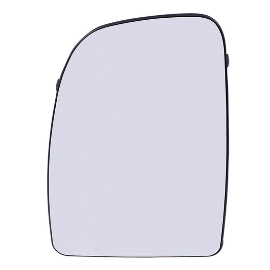 Brock Replacement Driver Upper Mirror Glass with Base Heated Compatible with 2014-2023 Promaster