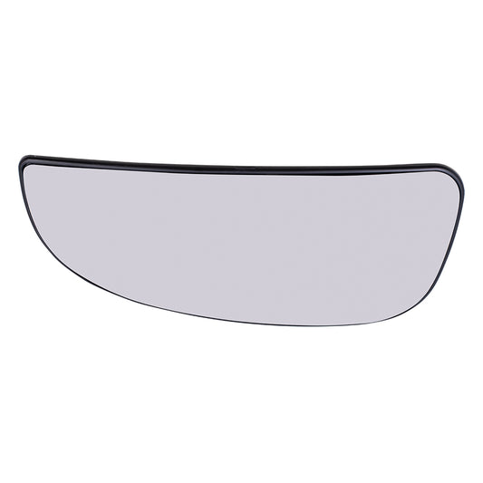 Brock Replacement Driver Lower Mirror Glass with Base Heated Compatible with 2014-2023 Promaster